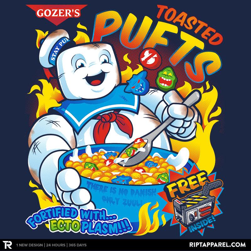 Toasted Puffs Ghostbusters graphic tee
