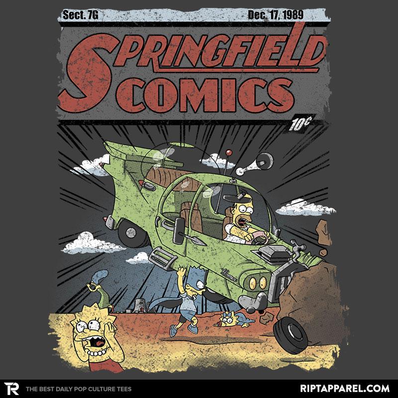 Springfield Comics - The Simpsons graphic tee