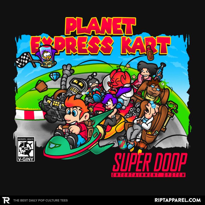 Planet Express Kart - Mario Kart cult classic graphic tee