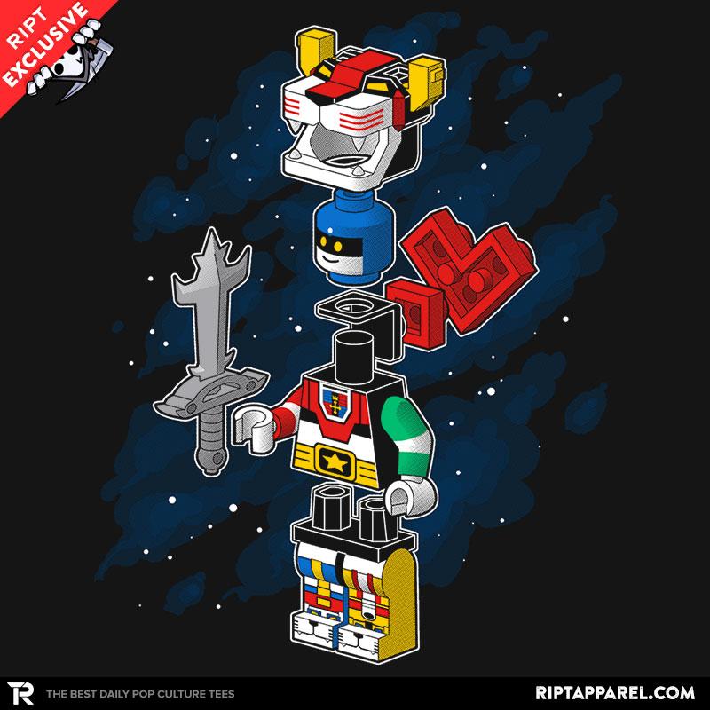 I'll Build The Head LEGO-style brick graphic tee