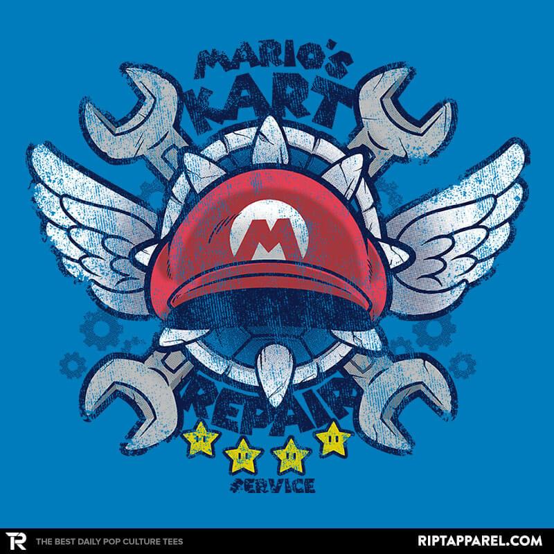 Kart Repair - Mario Kart graphic tee