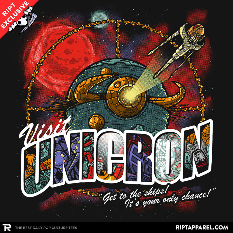 Finally, a unicron shirt we can all be proud of from RIPT Apparel