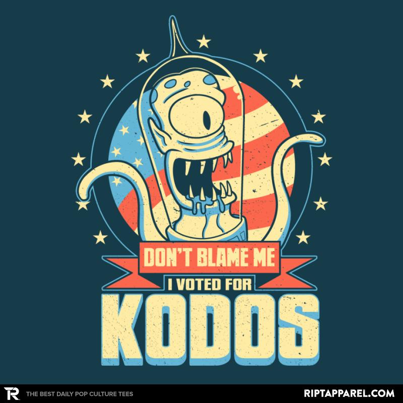 I Voted for Kodos - The Simpsons graphic tee