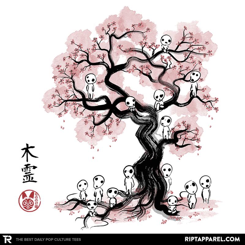Forest Spirits Sumi-E - Sumi Ink Wars original graphic tee