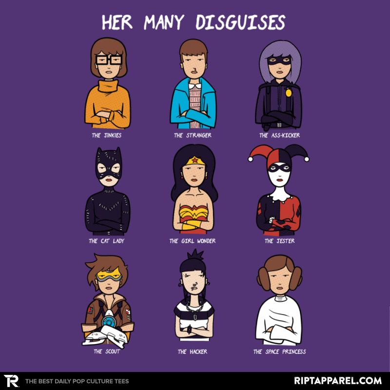 The Many Disguises of a Morgandorfer nerd graphic tee