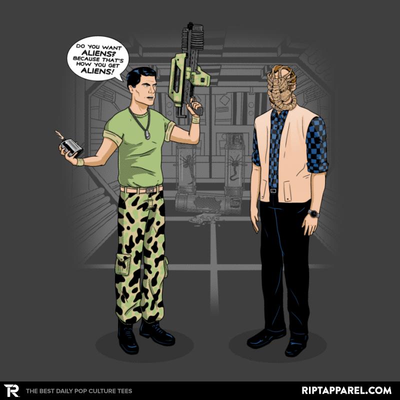 How You Get Aliens horror graphic tee