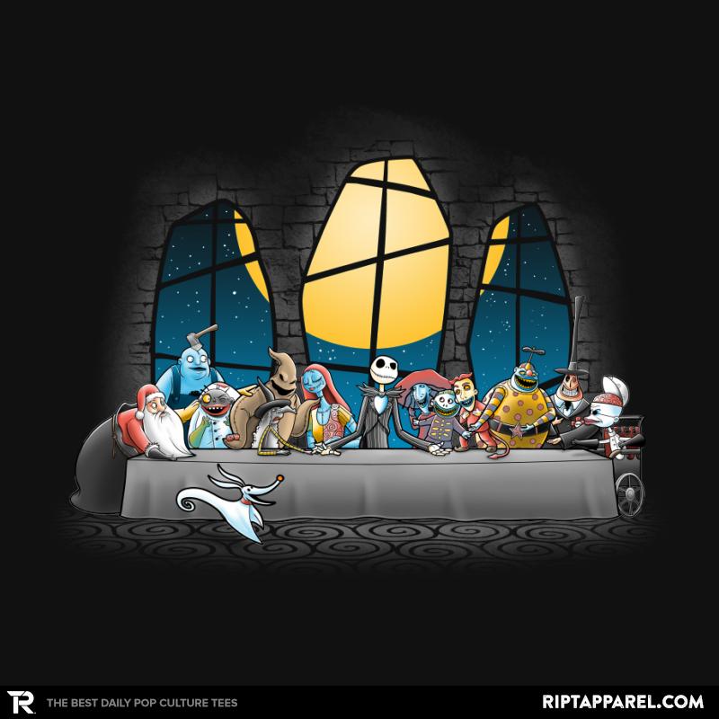 nightmare before christmas 5 Dinner Before Christmas - Nightmare Before Christmas graphic tee