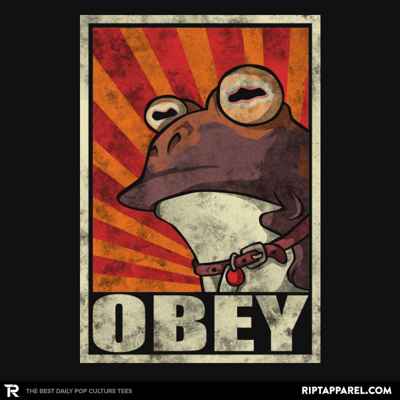 Obey The Hypnotoad! Futurama graphic tee
