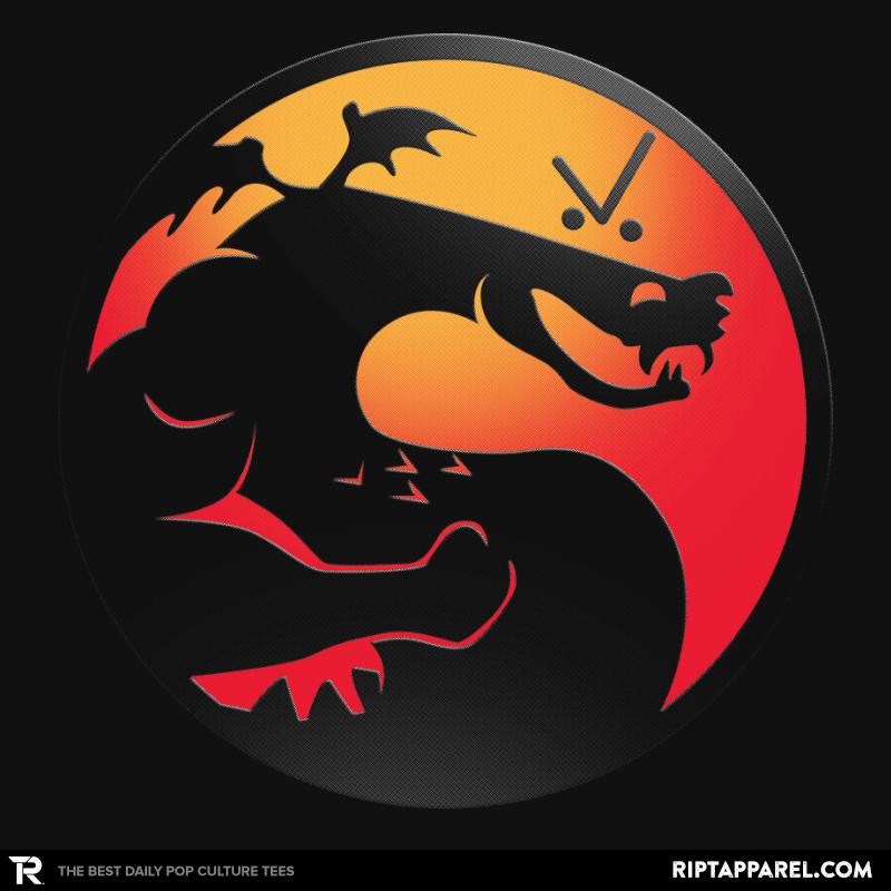 Trogdor Kombat nerd graphic tee