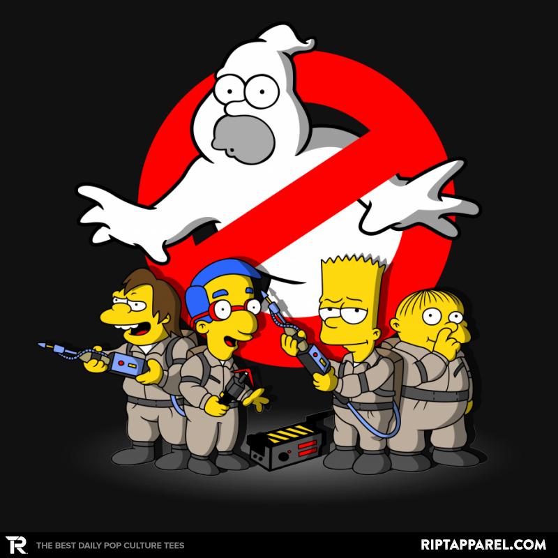 Homerbusters Ghostbusters graphic tee