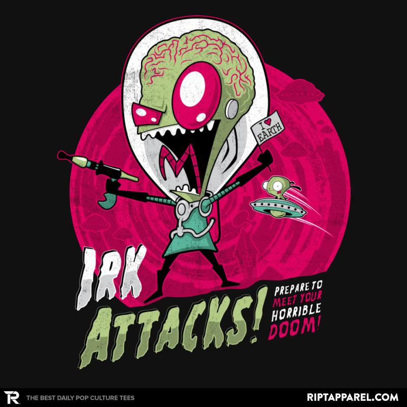 tim burton collection 12 Irk Attacks! - Tim Burton graphic tee