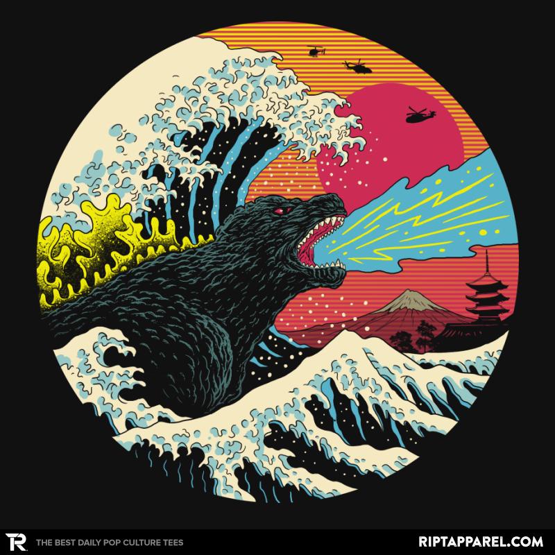 Retro Wave Kaiju original graphic tee