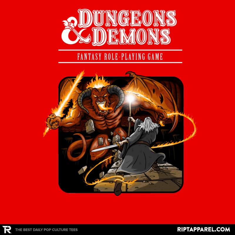 Dungeons &amp; Dwarves nerd graphic tee