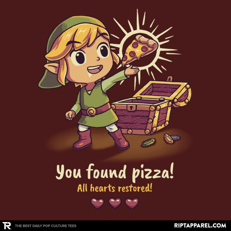 The Legendary Pizza video game graphic tee