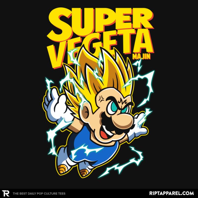 Super Vegeta Bros anime graphic tee