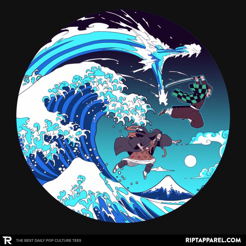 Breath of the Great Wave original graphic tee