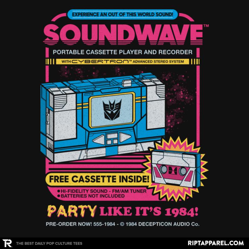 Pump Up The Volume Transformers graphic tee