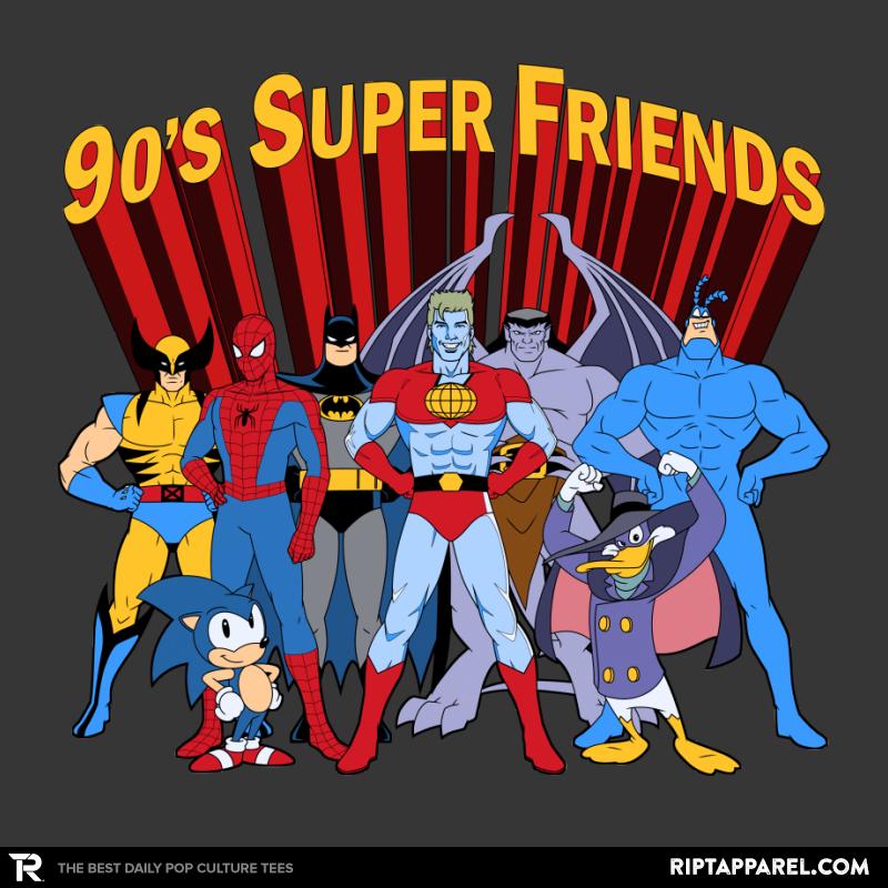 90's Super Friends video game graphic tee