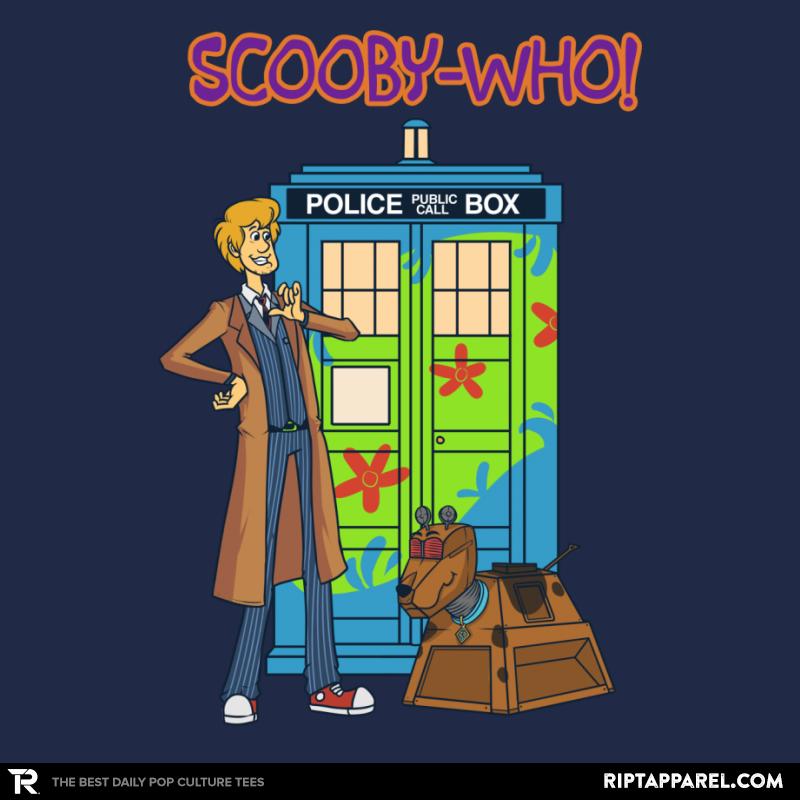Scooby-Who cartoon graphic tee