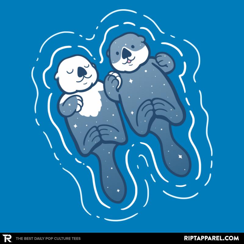 Sea Otters Holding Hands