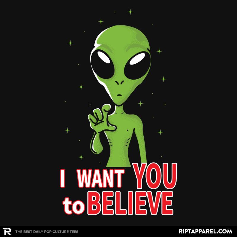 I want you to believe