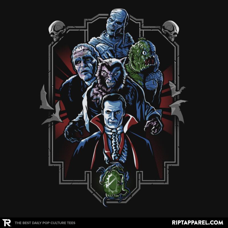 Enter the Monsters horror graphic tee
