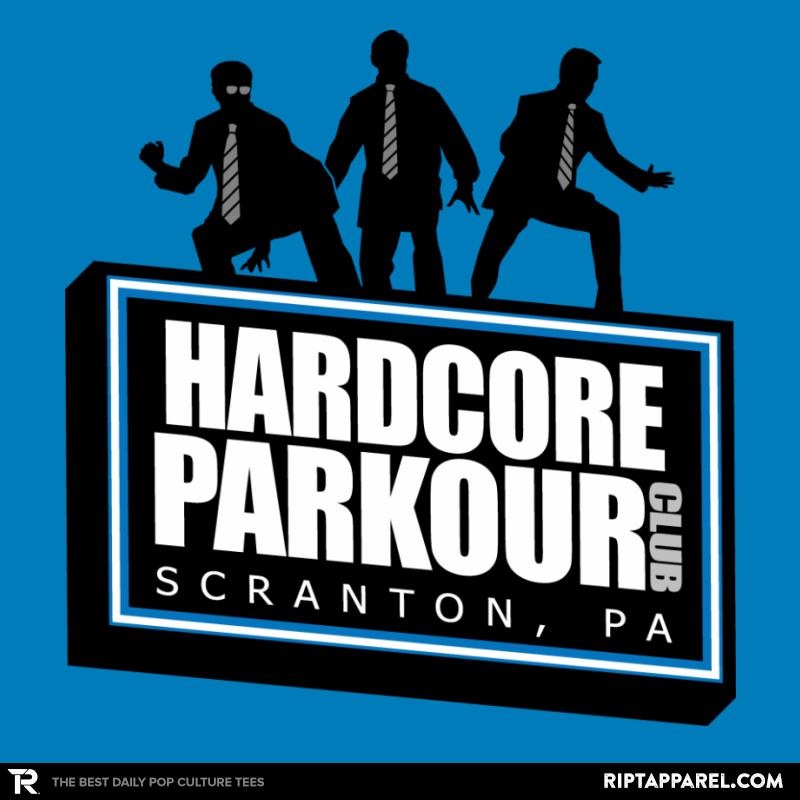 Hardcore Parkour Club - The Office graphic tee