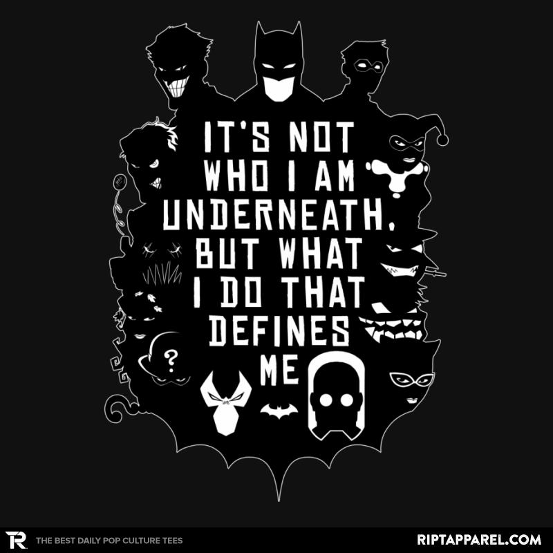 Not Who Who I Am Underneath