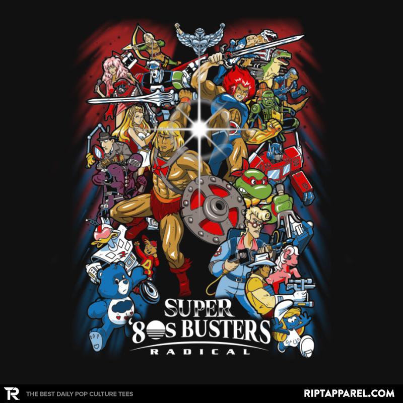 Super 80s Busters Transformers graphic tee