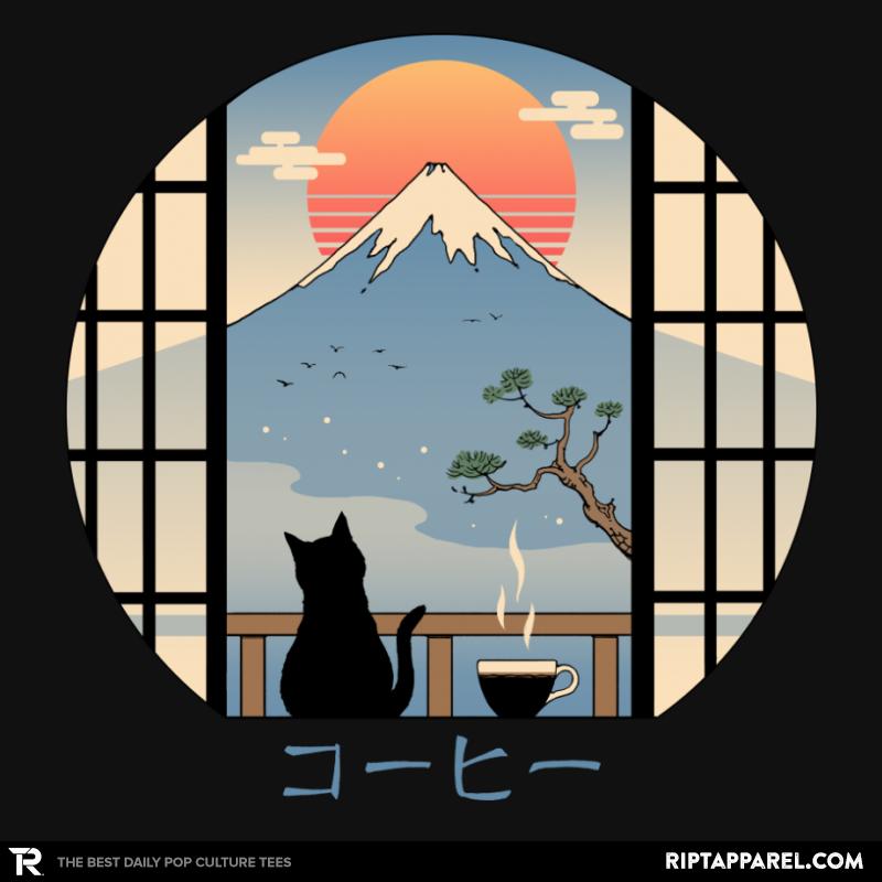Coffee Cat in Mt. Fuji
