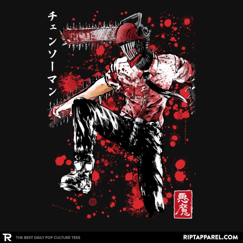 ChainsawMan Sumi-e
