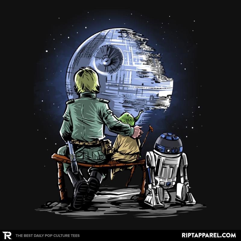 Master and Apprentice Gazing at the “Moon”