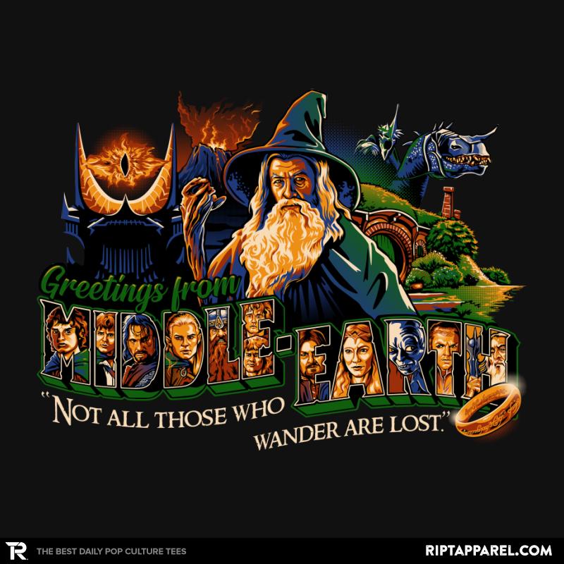 Greetings from Middle Earth
