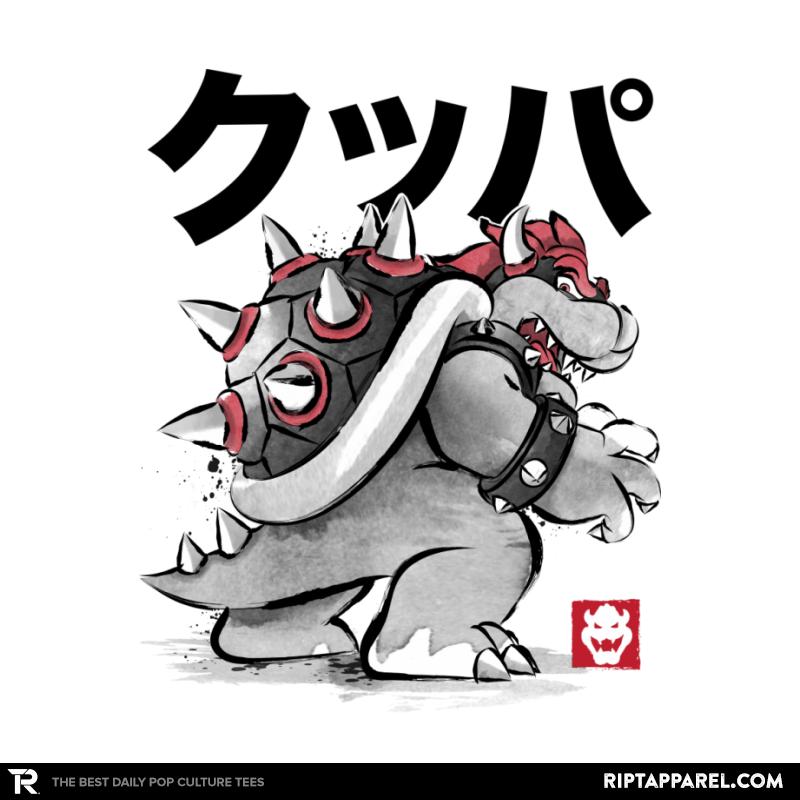King Koopa Sumi-e