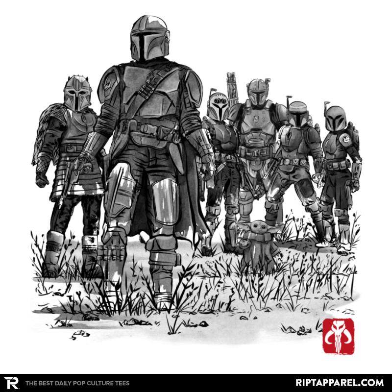 Seven Mandalorians Sumi-e