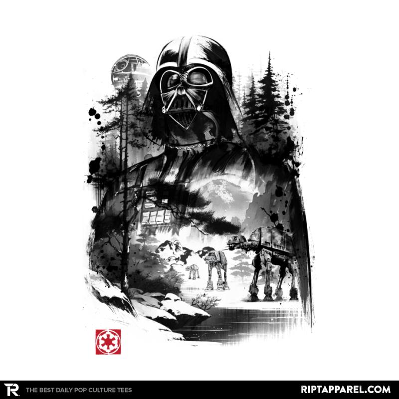Dark Lord in the Snow Planet Sumi-e