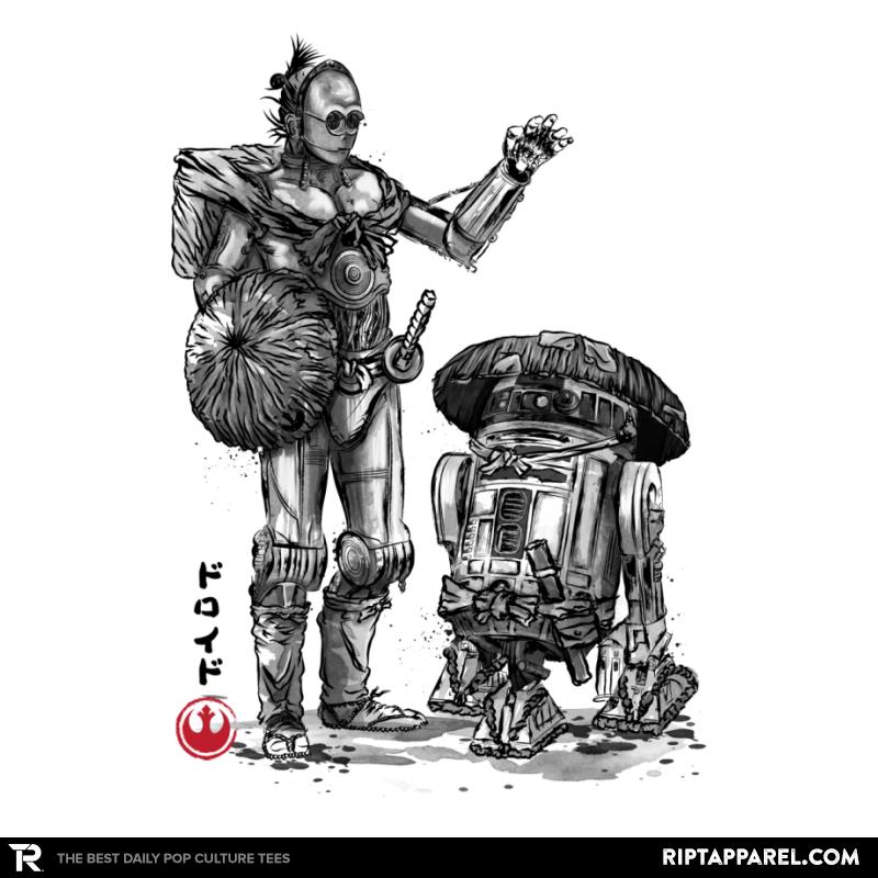 Samurai Droids Sumi-e