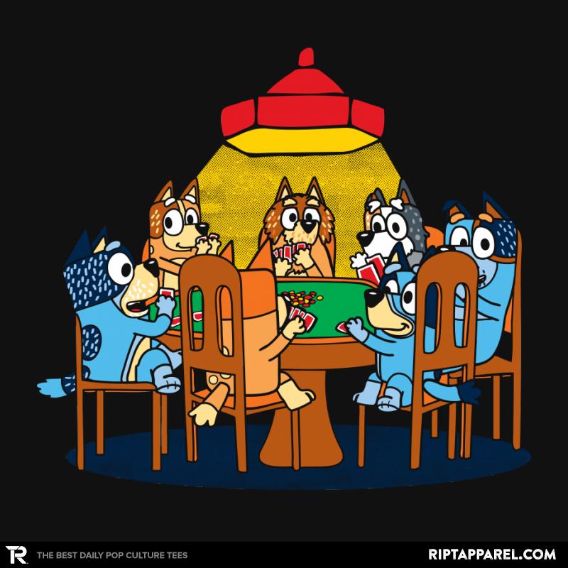 Heelers Playing Poker