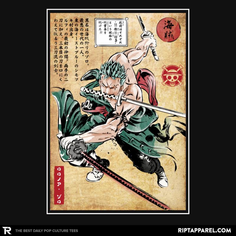 Pirate Hunter woodblock