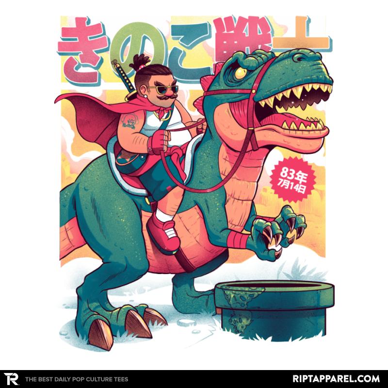 Mushroom Warrior & Dinosaur