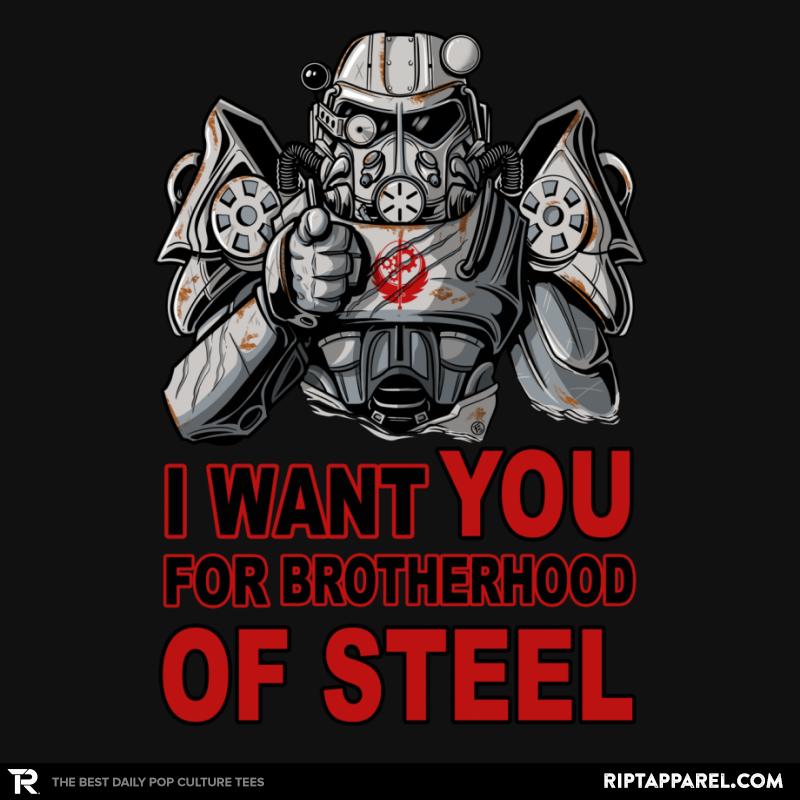I want you for Brotherhood of Steel