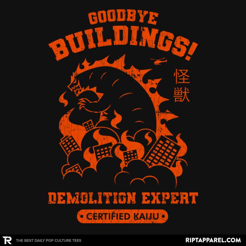 Goodbye Buildings! Demolition Expert Kaiju
