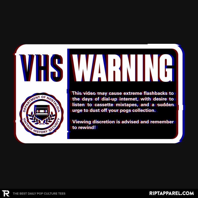 VHS Nostalgia Warning 