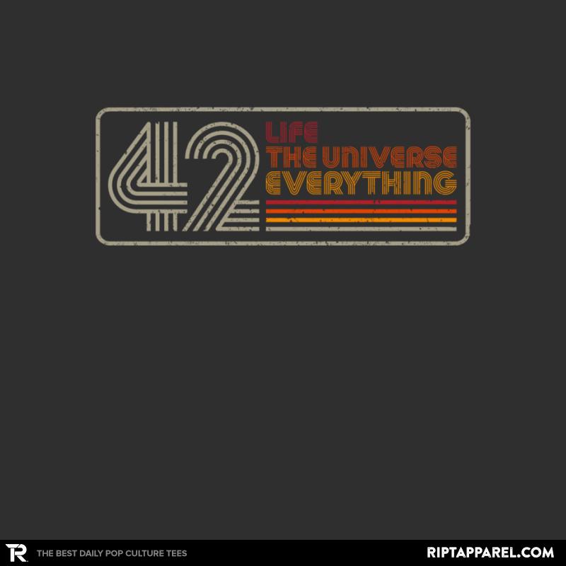 Retro 42 sci-fi graphic tee