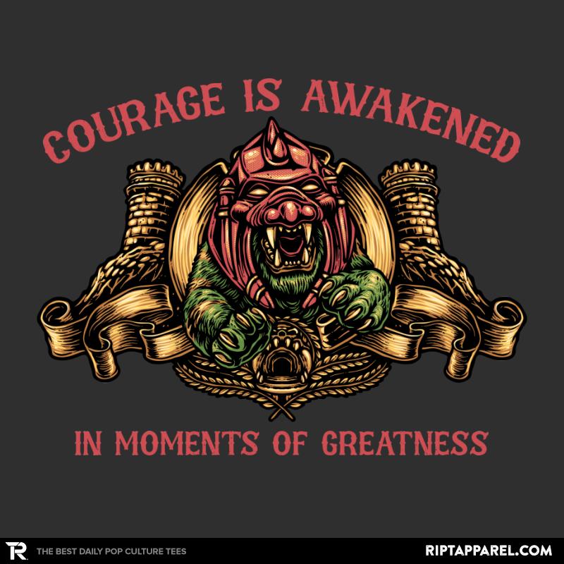 Courage is awakened