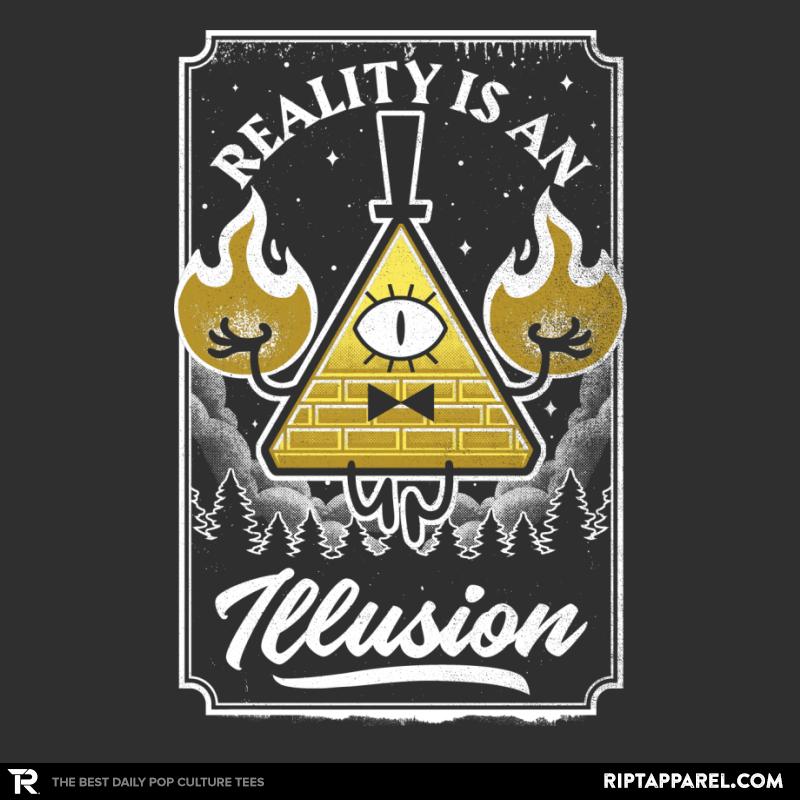 Cartoon Triangle Reality Illusion