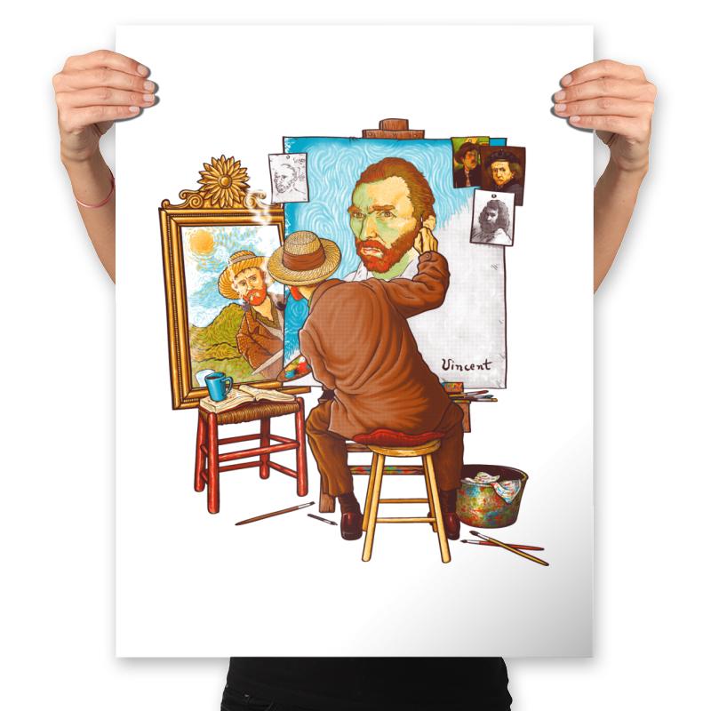 Van Gogh Triple Portrait - Pop Impressionism