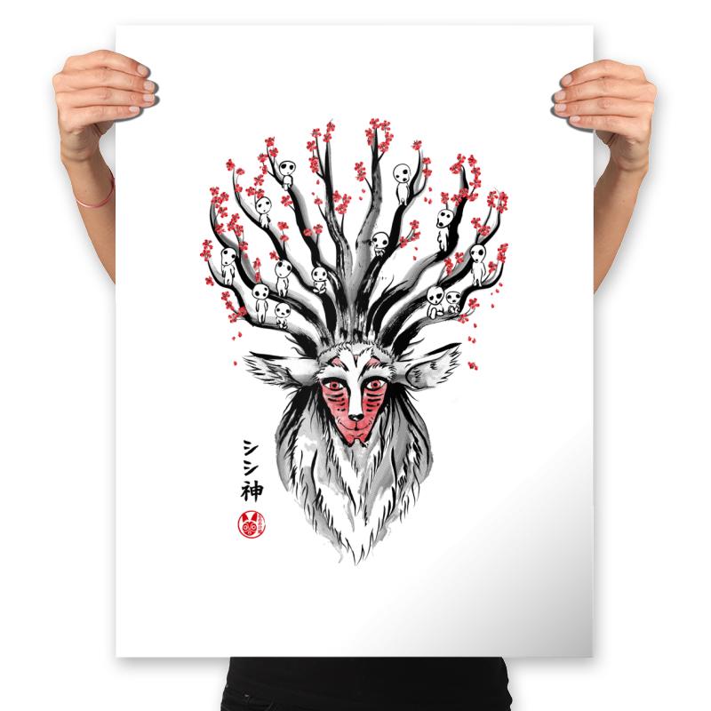 The Deer God Sumie - Sumi Ink Wars
