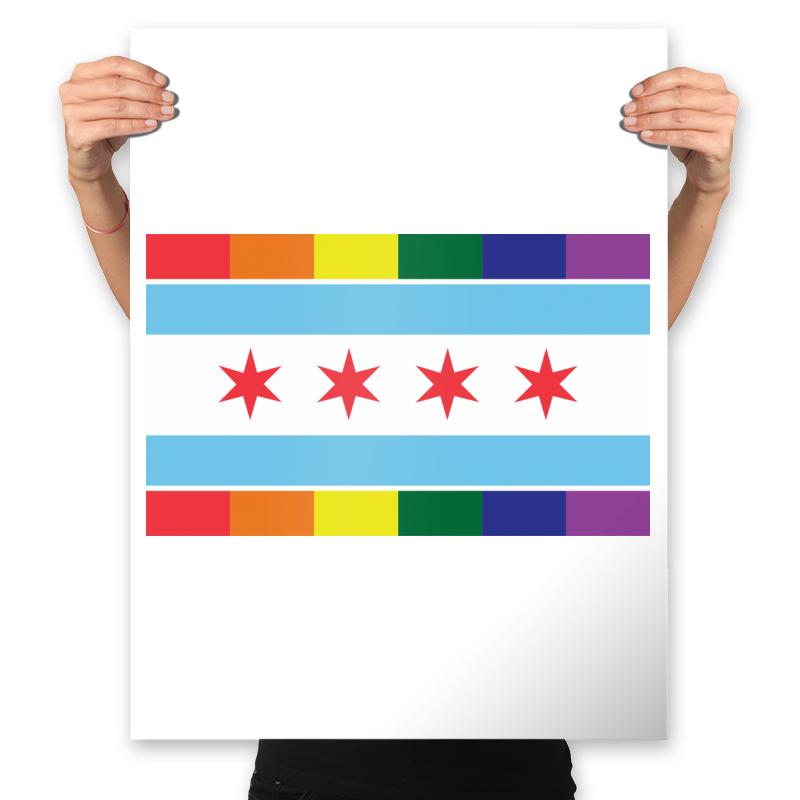 Chicago Rainbow Pride Flag - Pride