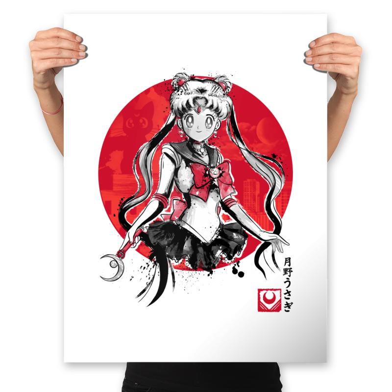 Pretty Guardian Sumi-e - Sumi Ink Wars